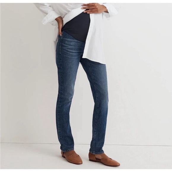 NEW Madewell The Maternity Over the Belly Perfect Vintage Jeans - Picture 1 of 10